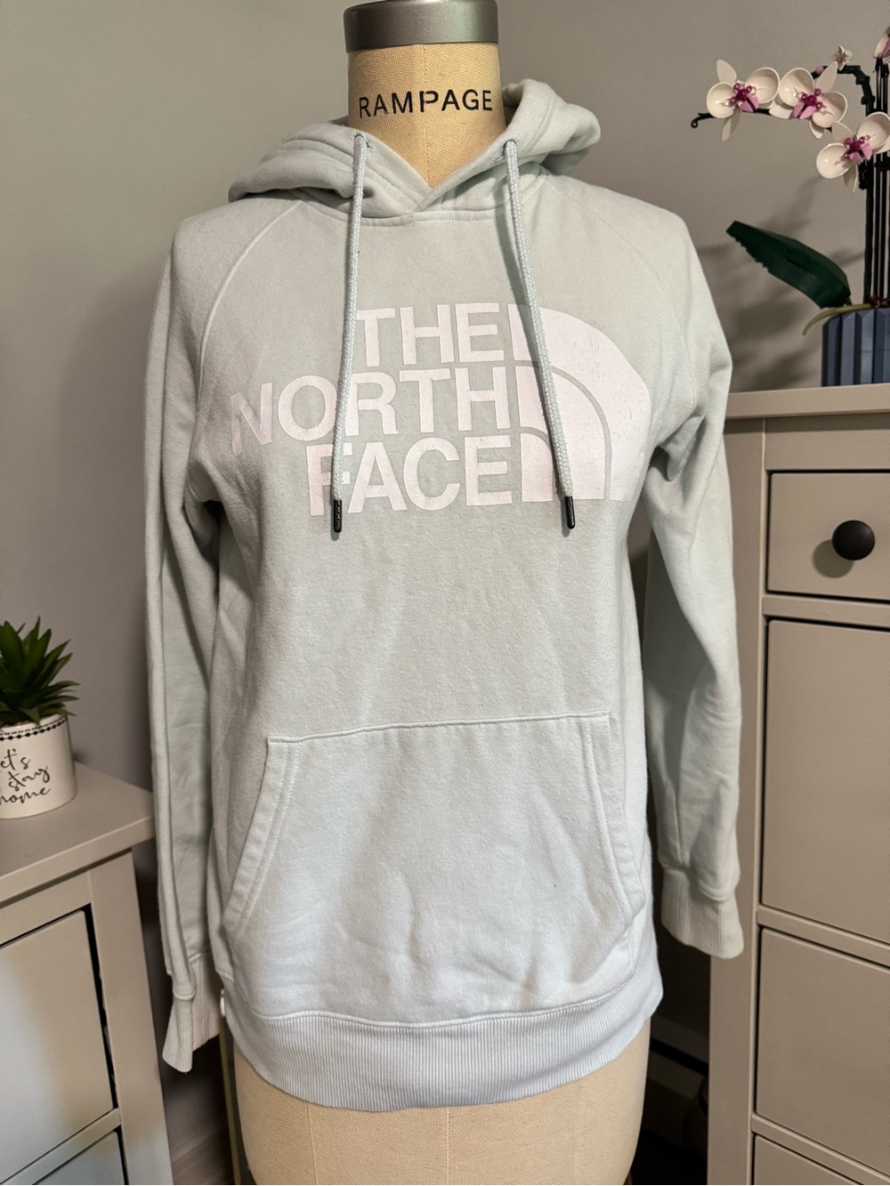 The‎ North Face Half Dome Hoodie Ice Blue Women’s XS​​​​​​​​​​​​​​​​